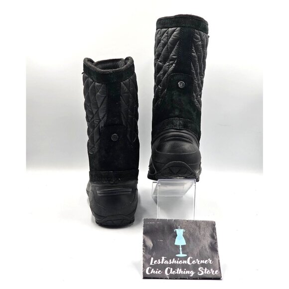 The North Face Women's Black Purple Thermoball Utility Winter Boots Sz 8.5 3012 - Picture 5 of 15